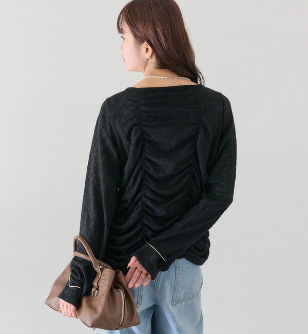  「シャーリングレースカーディガン」|Tシャツ・カットソー|