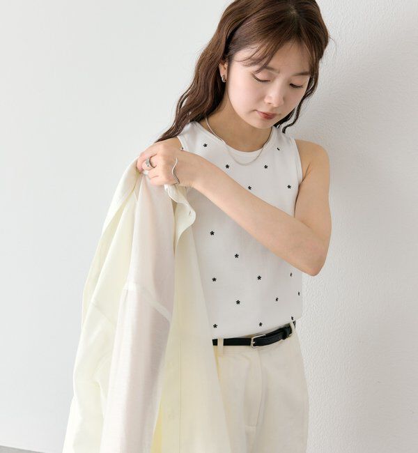  「フラワードットタンクトップ」|キャミソール|