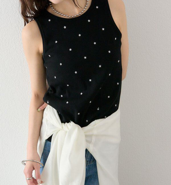  「フラワードットタンクトップ」|キャミソール|