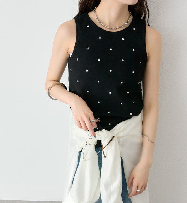  「フラワードットタンクトップ」|キャミソール|
