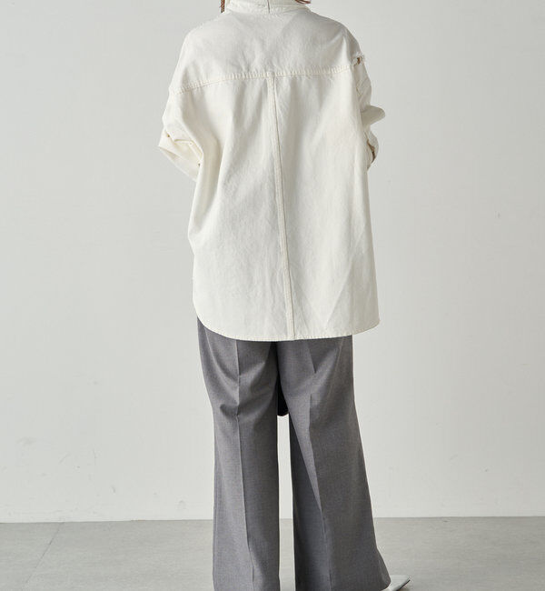  「ダメージデニムシャツ」|シャツ・ブラウス|