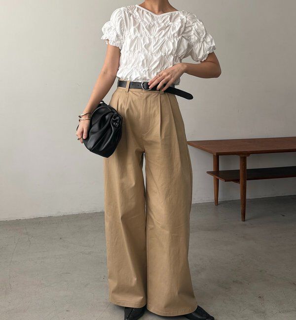  「【新色イエロー・チャコールグレー】シャーリングホイップＴ」|Tシャツ・カットソー|