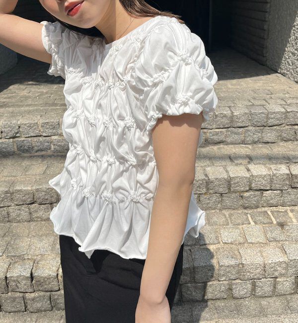  「【新色イエロー・チャコールグレー】シャーリングホイップＴ」|Tシャツ・カットソー|