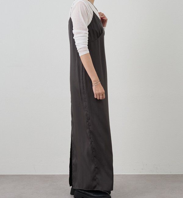  「サテンキャミワンピース」|ワンピース|