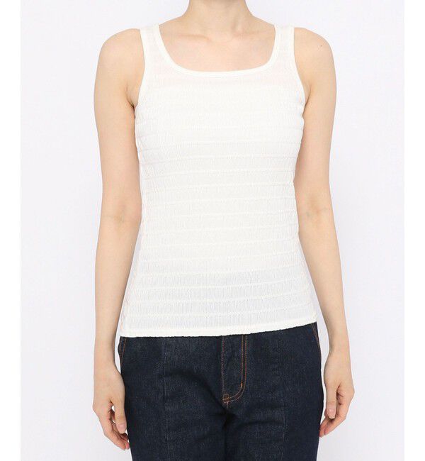 LOWRYS FARM「シャーリングタンク」|タンクトップ|