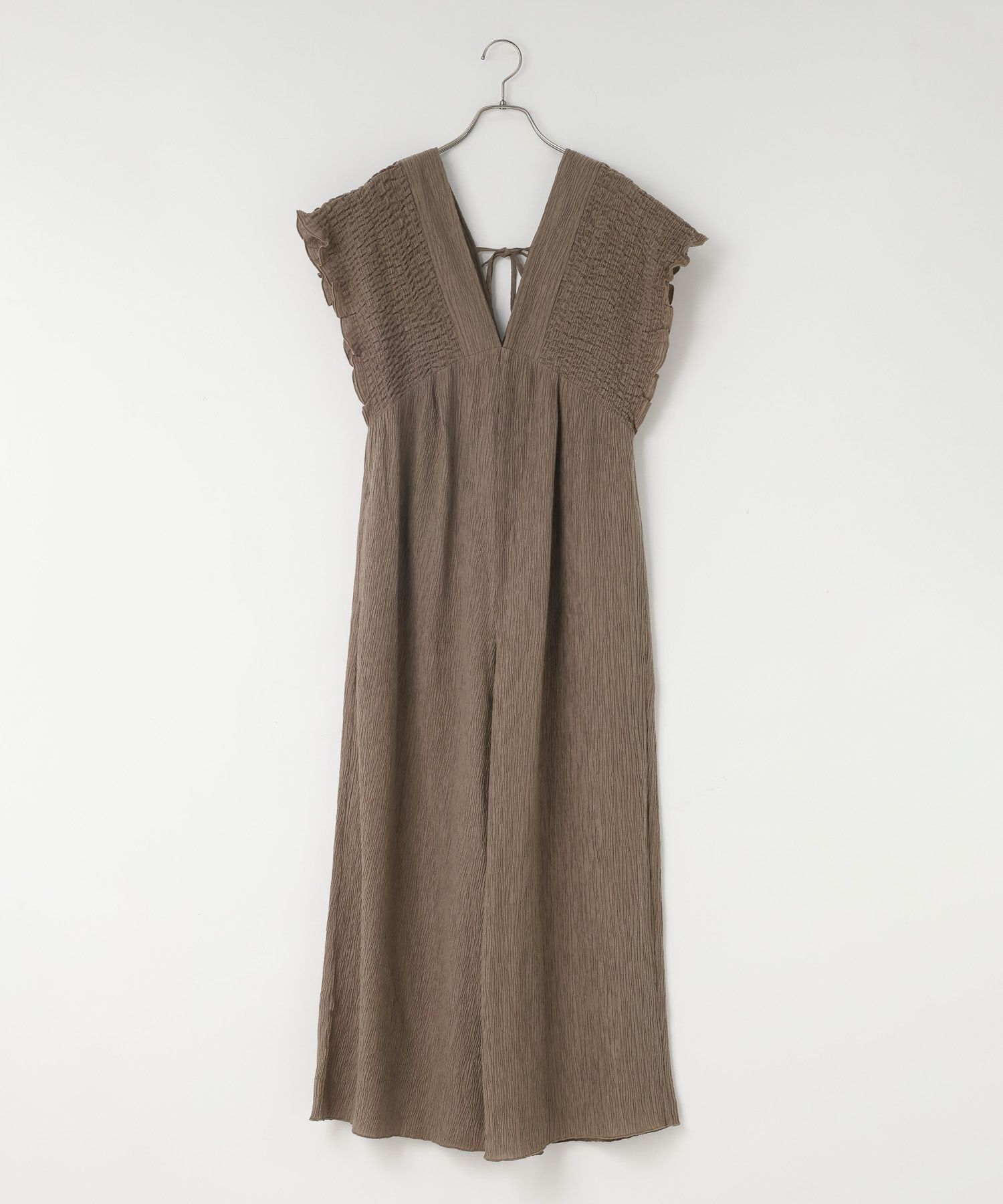 LOWRYS FARM「ヨウリュウシャーリングサロペ」|ワンピース|ブラウン２