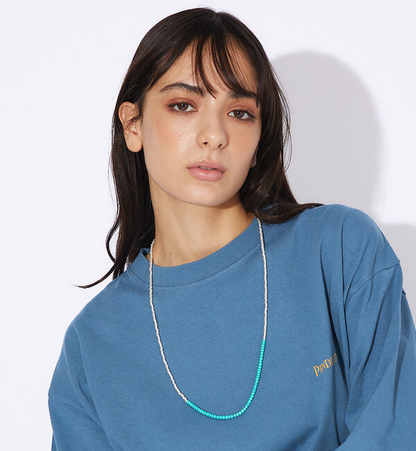 ABAHOUSE「Handmade Thailand SILVER & beads  neckla」|ネックレス|ブルー