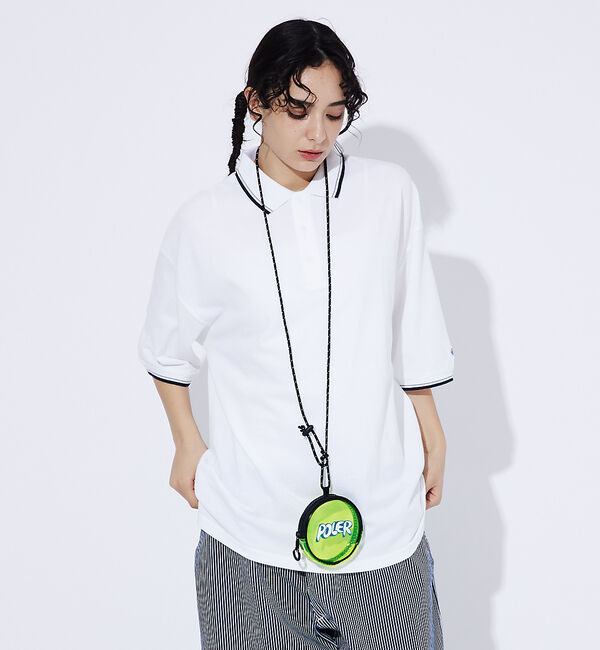 ABAHOUSE「【POLeR/ポーラー】PVC PVC ROUND POUCH/PVCマルチラウ」|ポーチ|