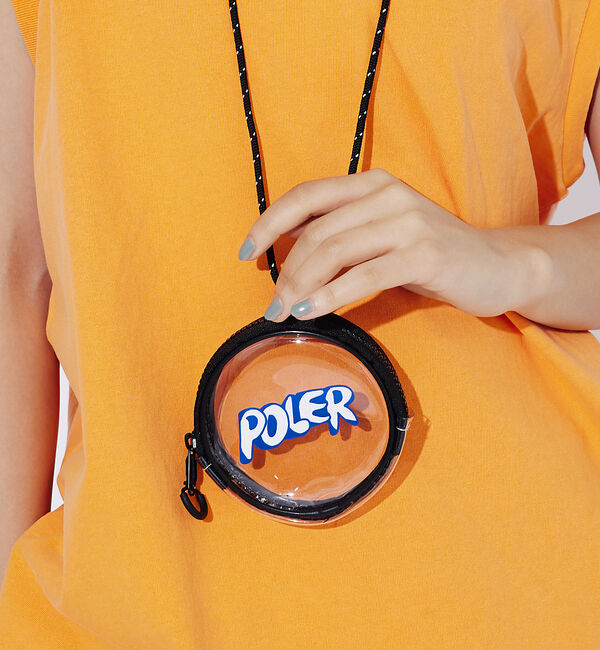 ABAHOUSE「【POLeR/ポーラー】PVC PVC ROUND POUCH/PVCマルチラウ」|ポーチ|