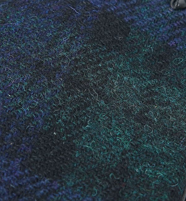 ABAHOUSE「【HarrisTweed】 ラムレザー&times;ツイード コンビ グローブ / タッチパ」|手袋|