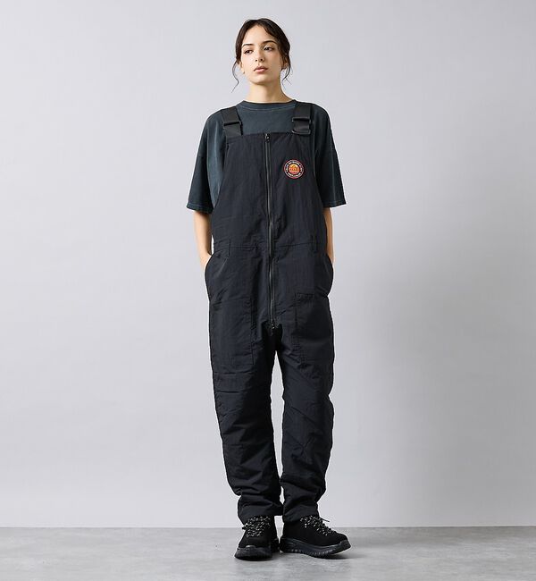 ABAHOUSE「【POLER/ポーラー】P-1 DECK PANTS/オーバーオール/ユニセック」|オールインワン|ブラック
