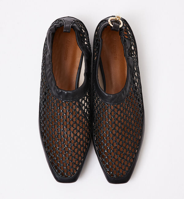 AU BANNISTER「パールチャーム付き メッシュフラットシューズ」|その他|