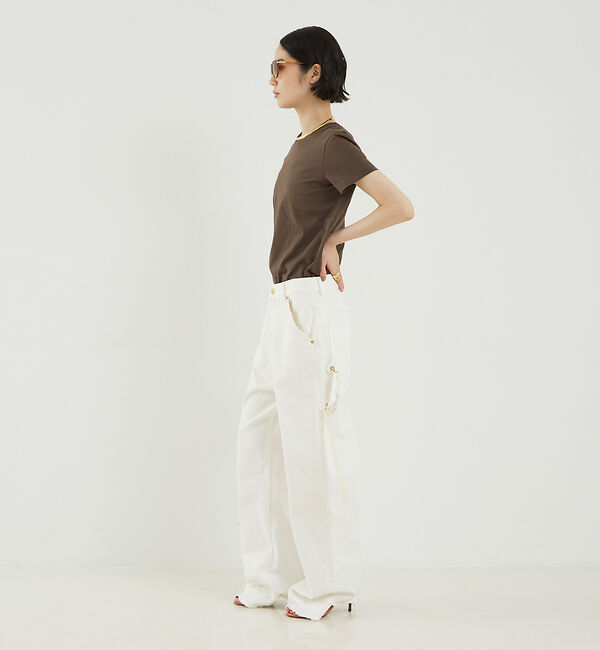 The Store by C' 「【NINETY PERCENT】COTTON CREW NECK T SHIRT」|Tシャツ・カットソー|