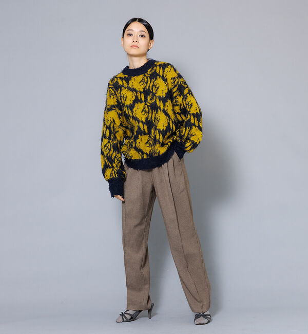 NOMINE「【セットアップ対応】チェック3タックテーパードパンツ」|スラックス|