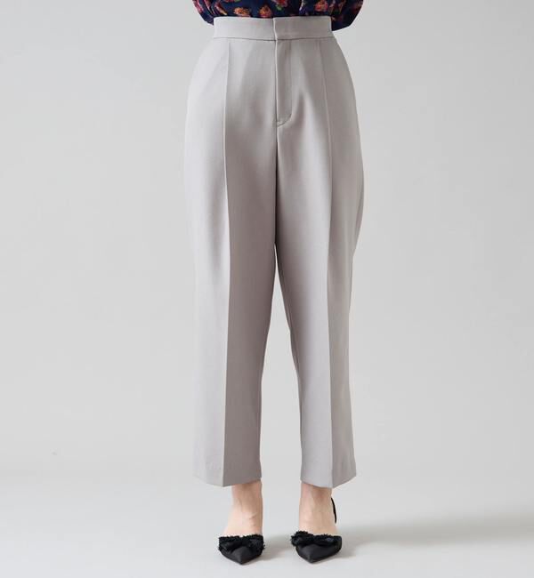 TIARA「タックバレルパンツ」|その他|セピア