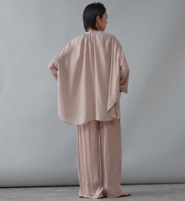 Liesse「ギャザーオーバーブラウス」|シャツ・ブラウス|