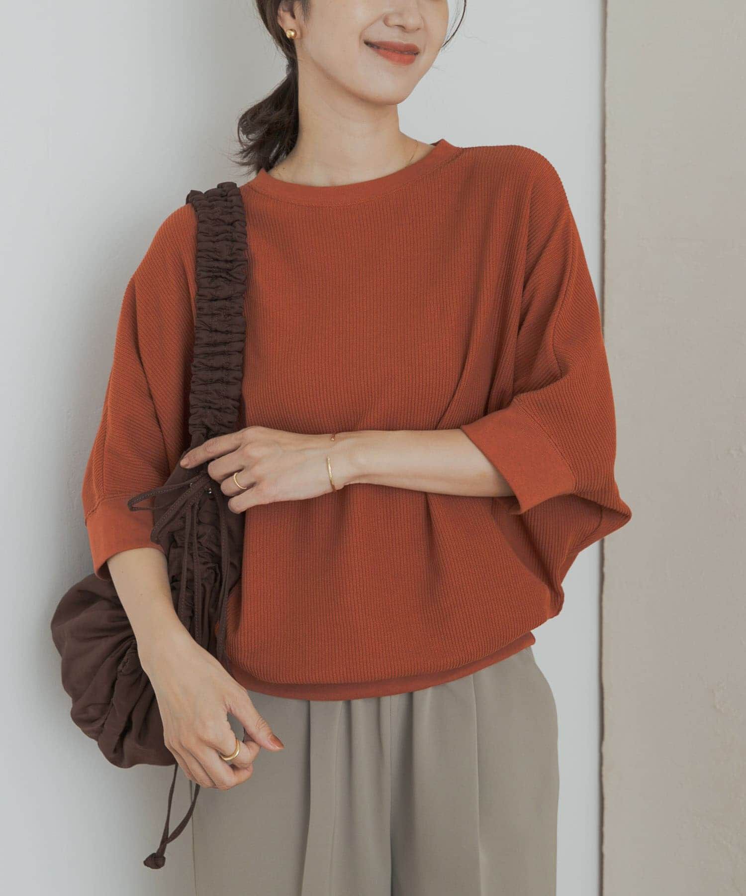 URBAN RESEARCH DOORS「タックフライスワイドTシャツ」|Tシャツ・カットソー|