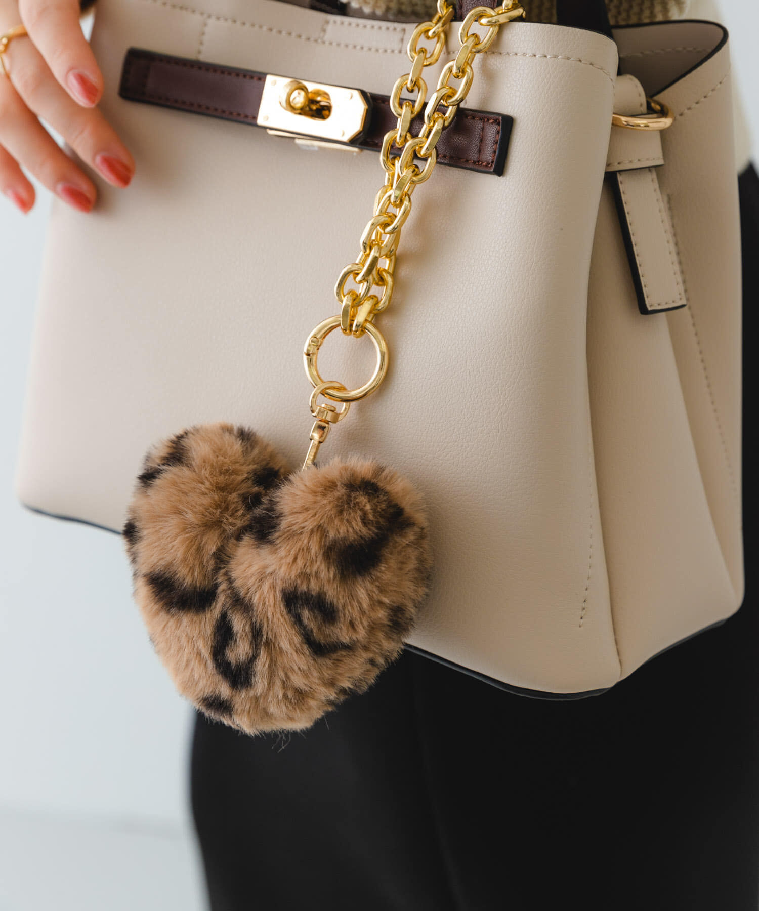 RODE SKO「フラッフィハートチャーム」|チャーム・キーホルダー|