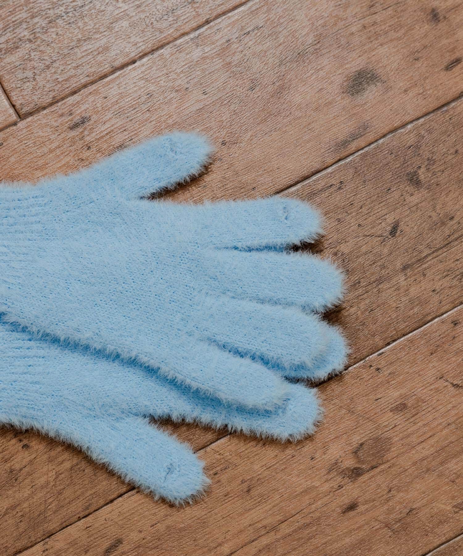 SMELLY「シャギーニットロンググローブ」|手袋|