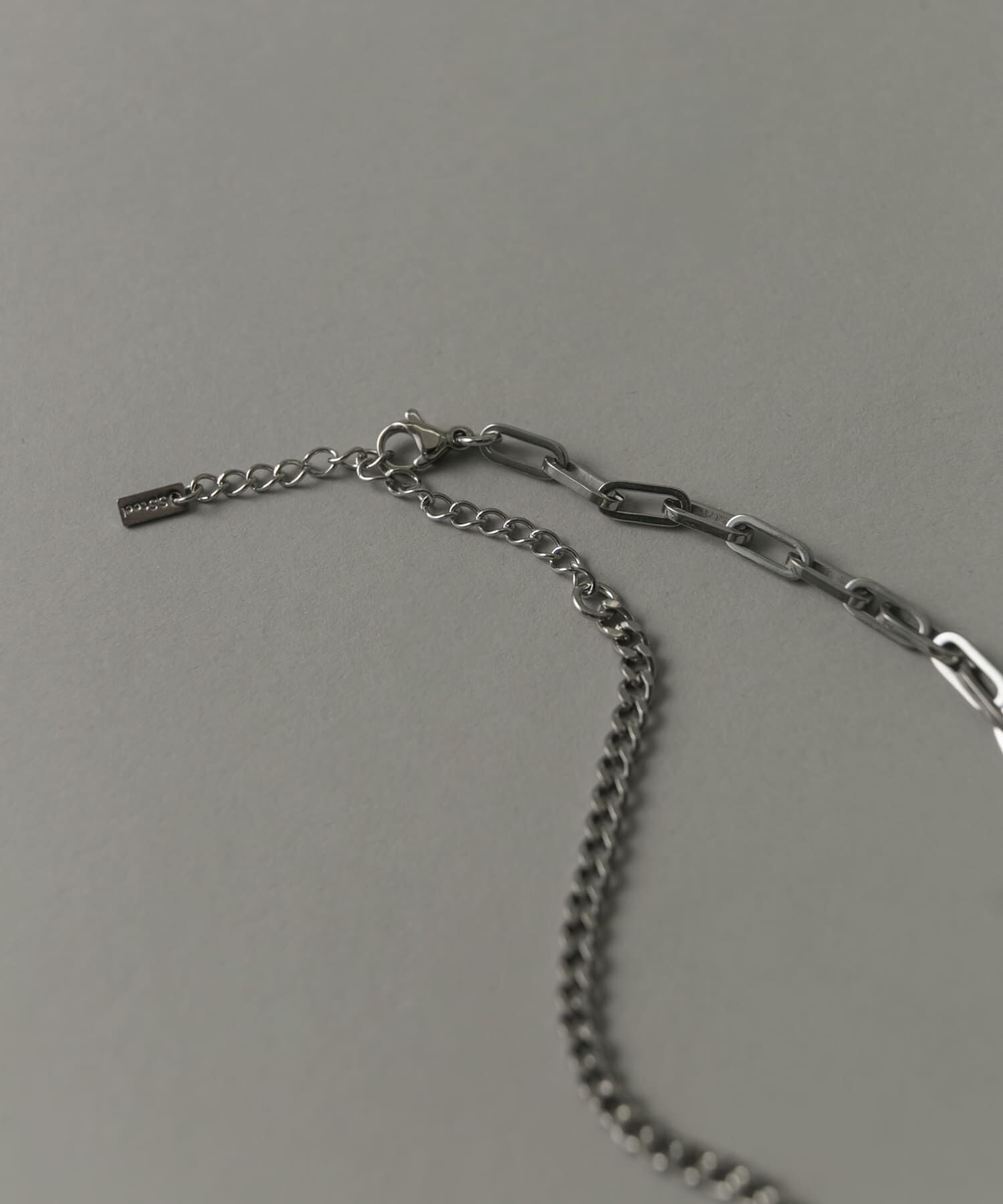 SMELLY「ステンレスオーバルキリカエチェーンネックレス」|ネックレス|