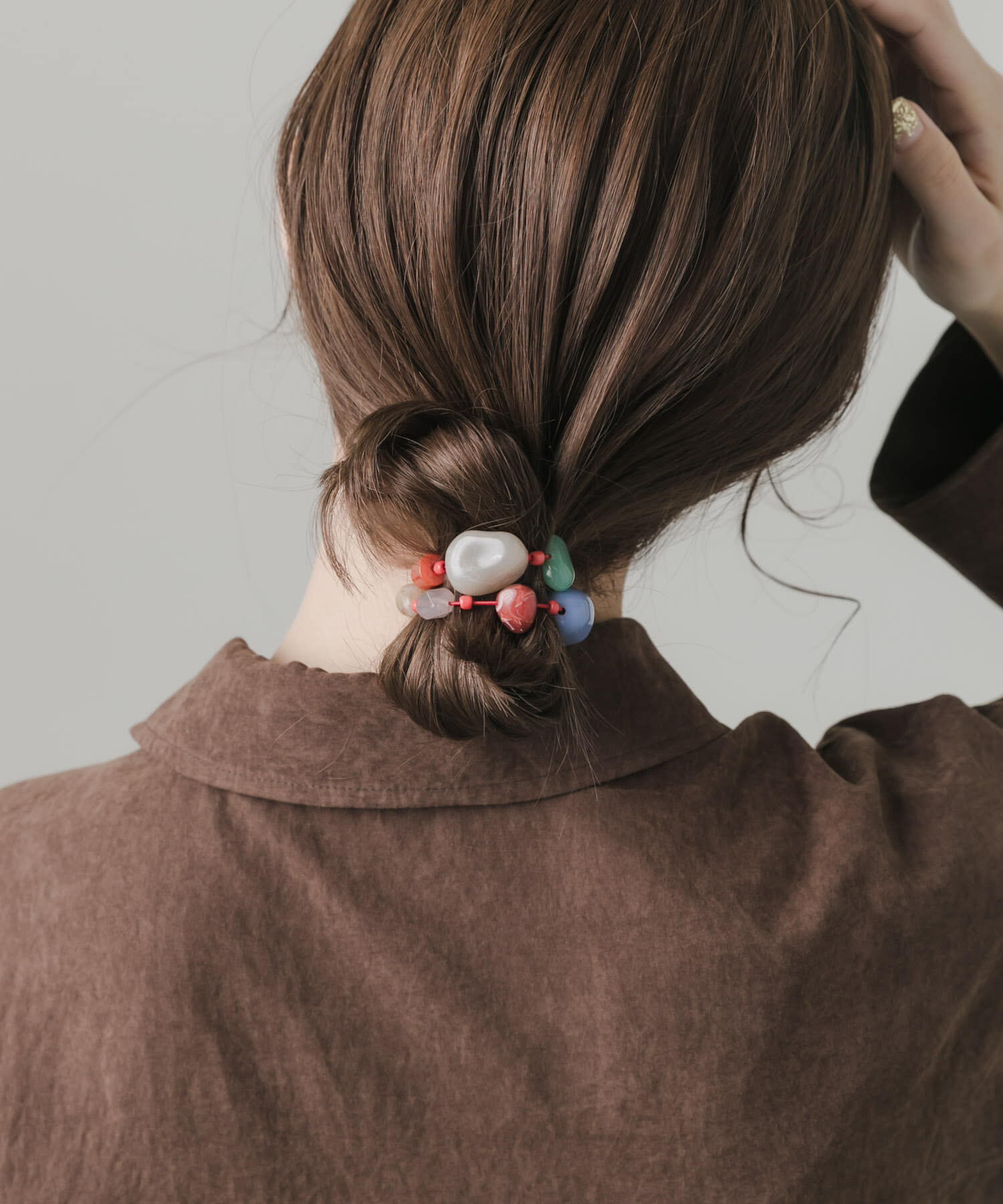 SMELLY「カラフルモチーフヘアポニー」|ヘアゴム・シュシュ|