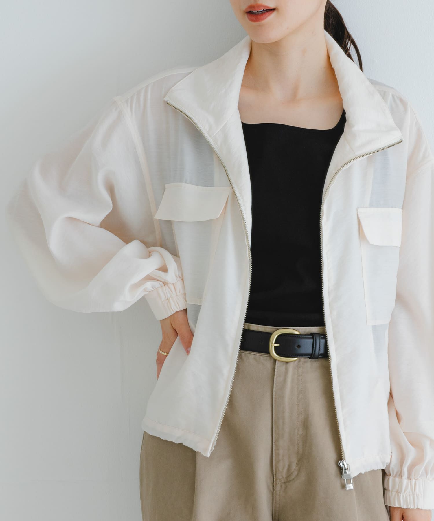 URBAN RESEARCH「シアージップブルゾン」|ブルゾン・スタジャン|