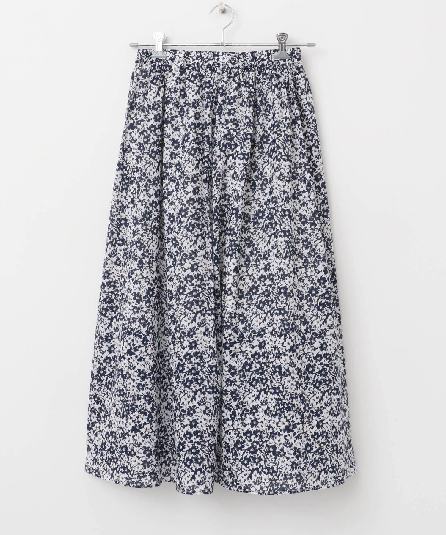 URBAN RESEARCH DOORS「フラワープリントギャザースカート」|スカート|