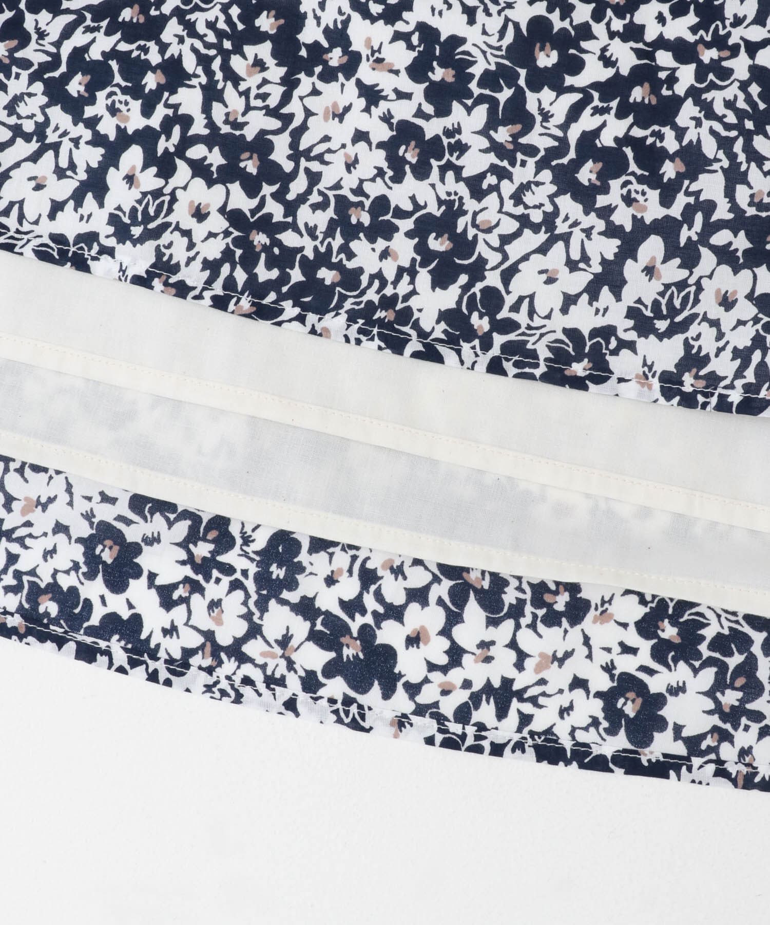 URBAN RESEARCH DOORS「フラワープリントギャザースカート」|スカート|