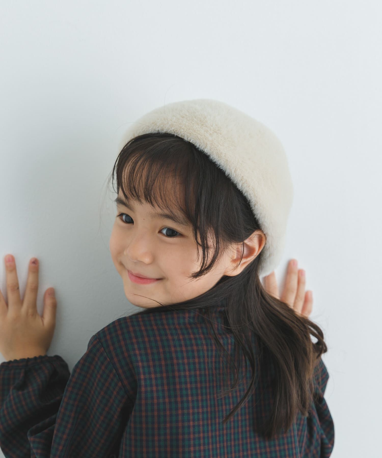 URBAN RESEARCH DOORS「ショートファーベレー帽(KIDS)」|その他|アイボリー