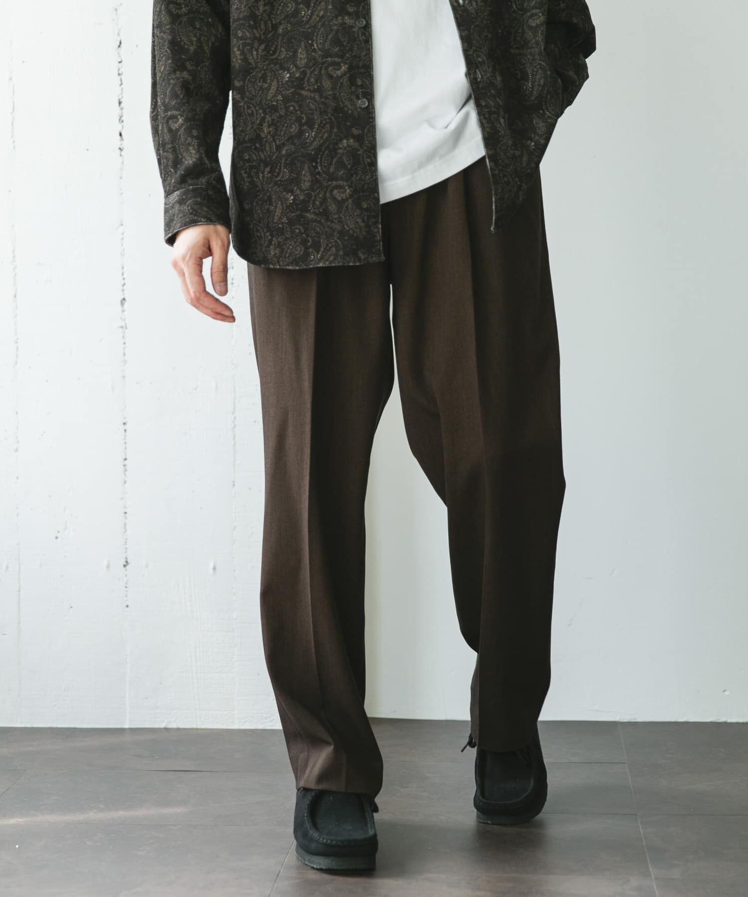 URBAN RESEARCH DOORS「『仁村紗和さん着用』『UR TECH』完声2タックワイドトラウザー」|その他|