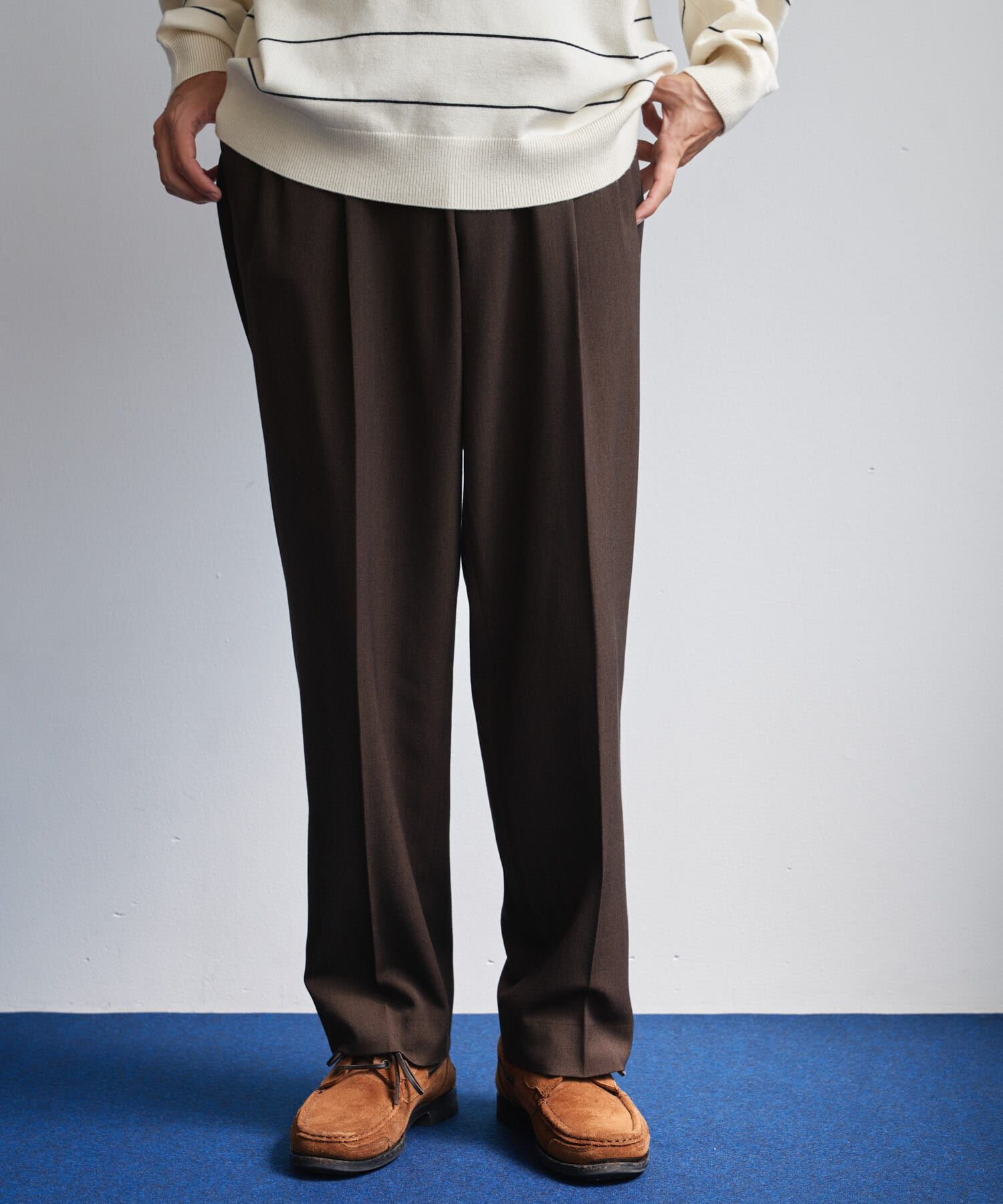 URBAN RESEARCH DOORS「『仁村紗和さん着用』『UR TECH』完声2タックワイドトラウザー」|その他|