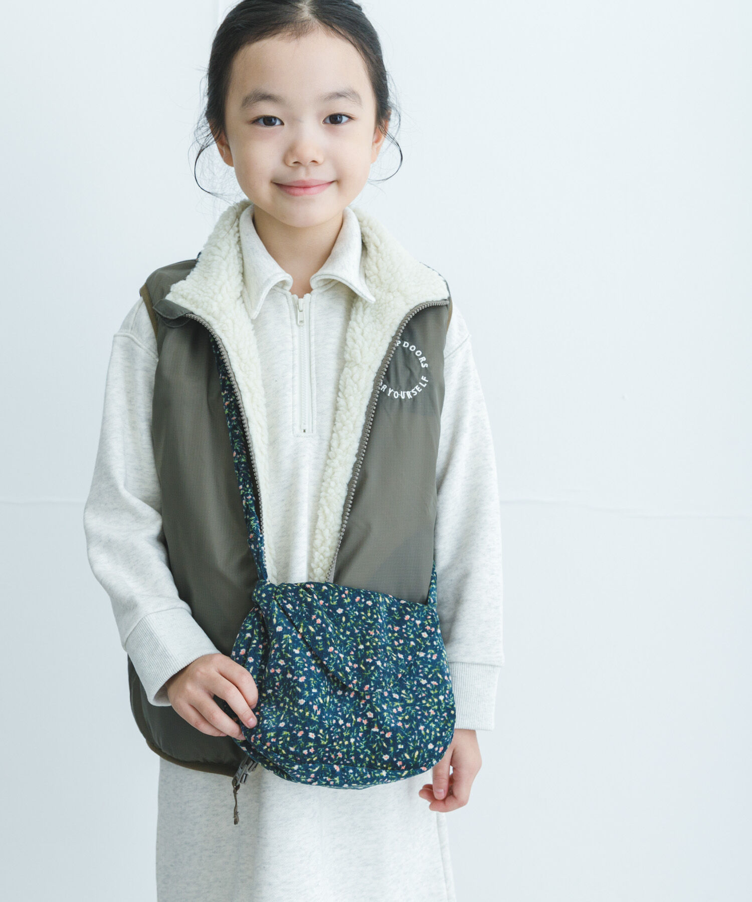 URBAN RESEARCH DOORS「花柄コーデュロイポシェット(KIDS)」|その他|