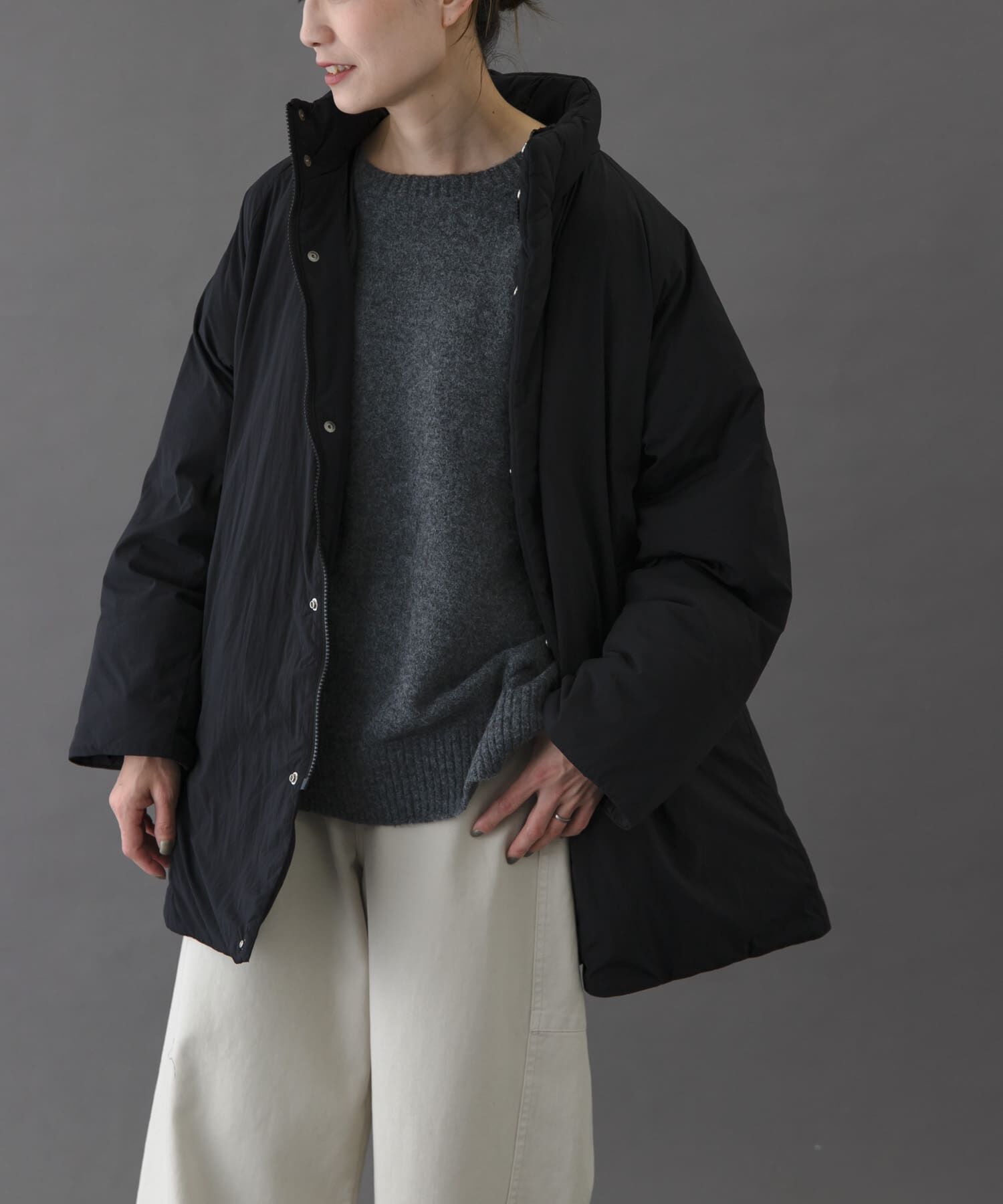 URBAN RESEARCH DOORS「FORK&SPOON　SORONAスタンドカラーブルゾン」|ブルゾン・スタジャン|