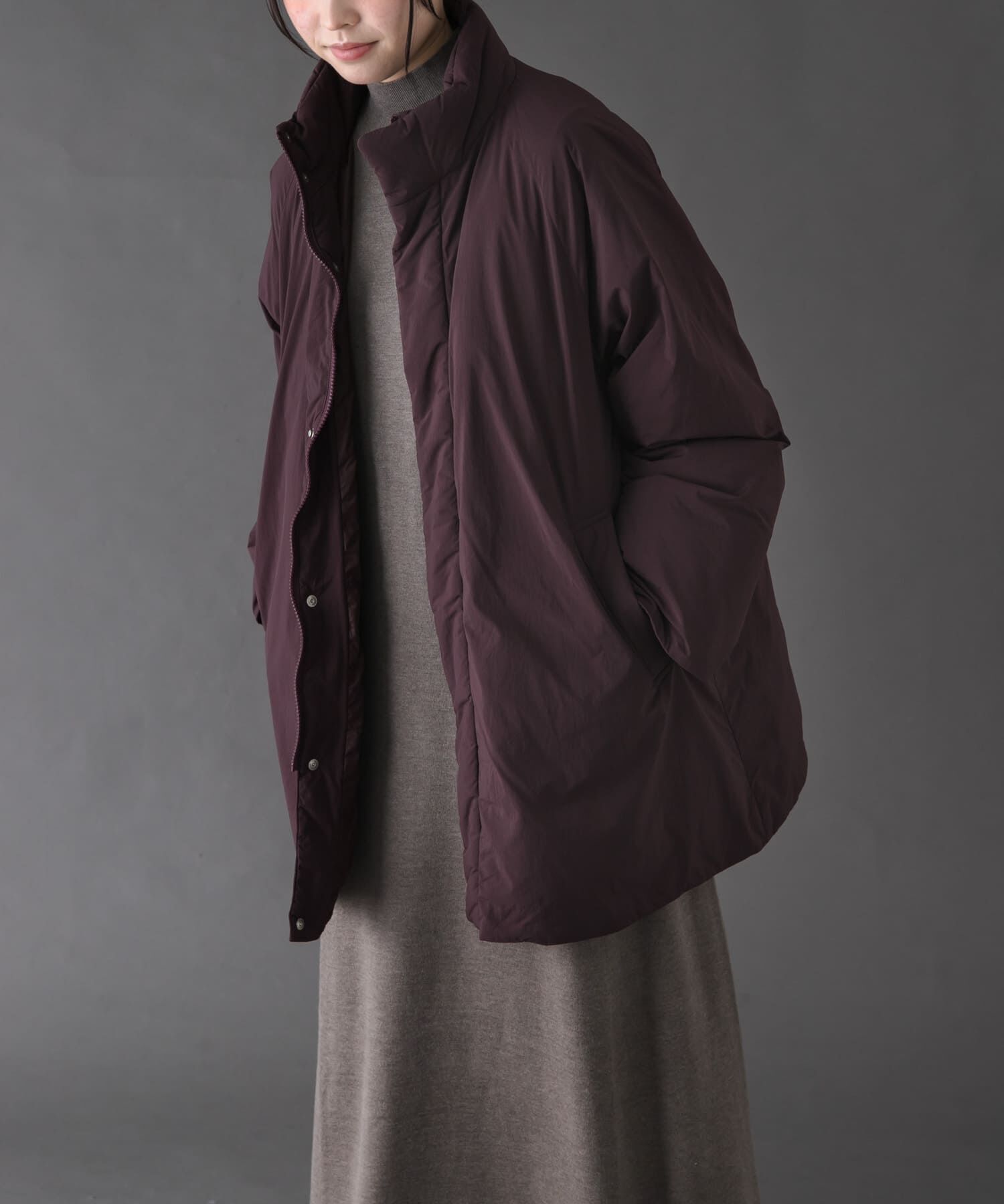 URBAN RESEARCH DOORS「FORK&SPOON　SORONAスタンドカラーブルゾン」|ブルゾン・スタジャン|