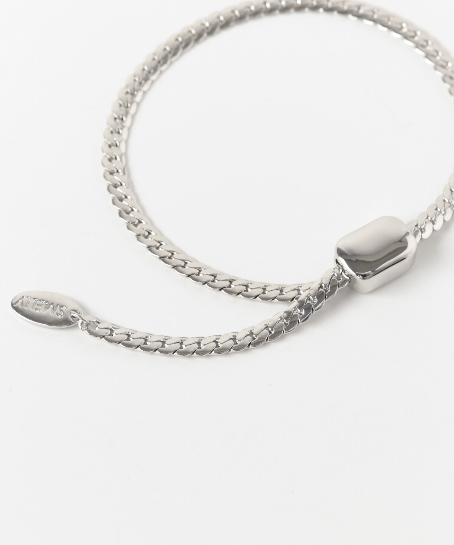 SMELLY「フラットチェーンスライドブレスレット」|ブレスレット・バングル|