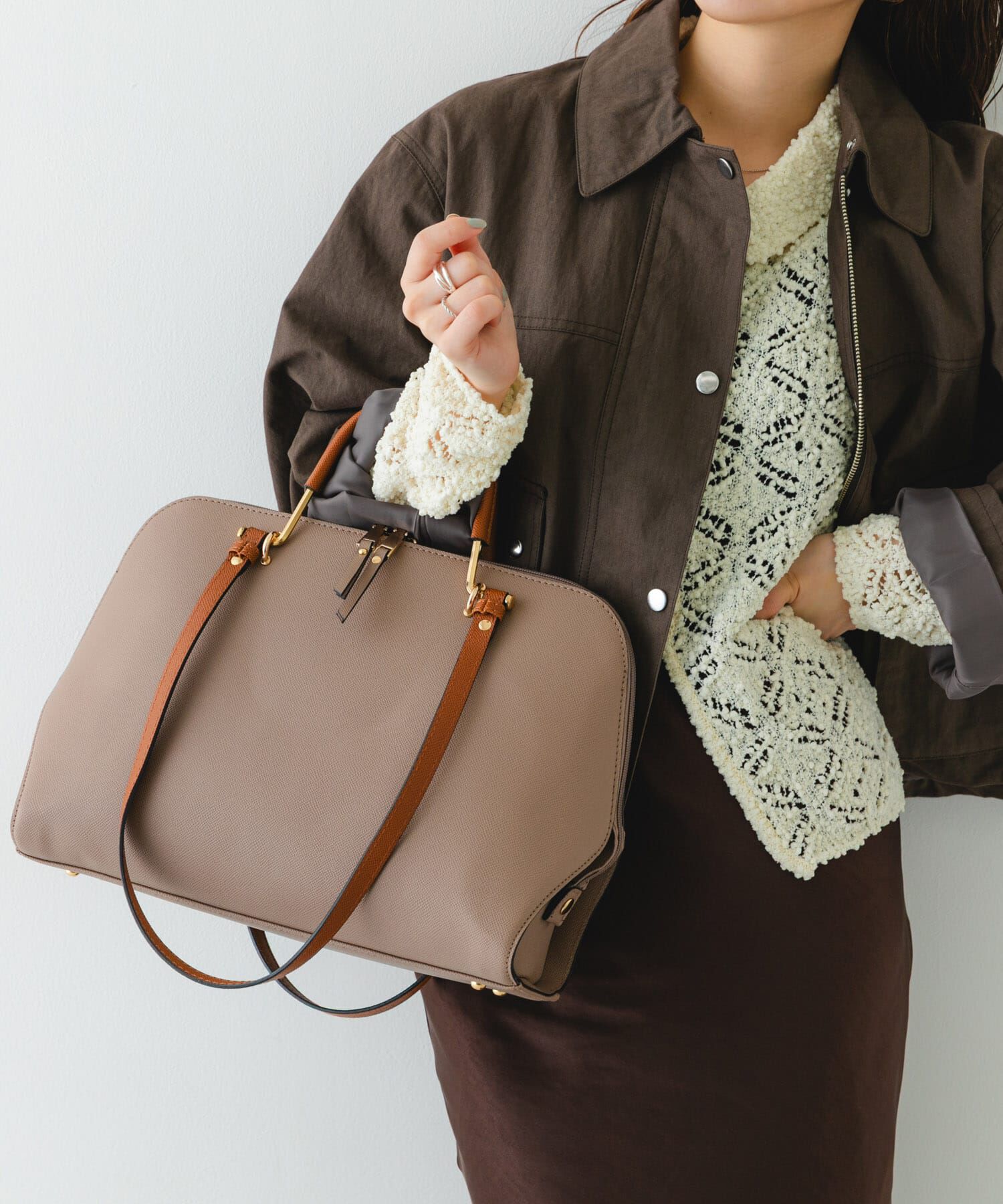 RODE SKO「『インフルエンサーayaさんコラボ』2WAYハンドバッグ」|ハンドバッグ|