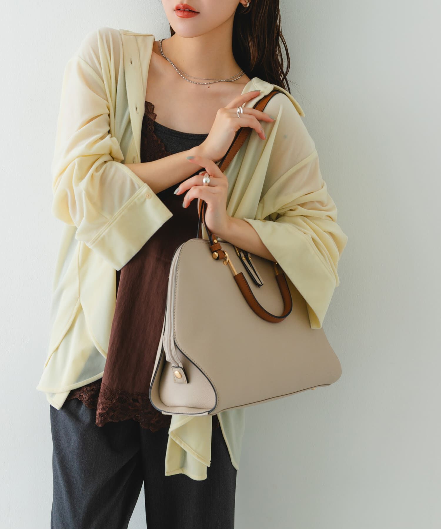 RODE SKO「『インフルエンサーayaさんコラボ』2WAYハンドバッグ」|ハンドバッグ|