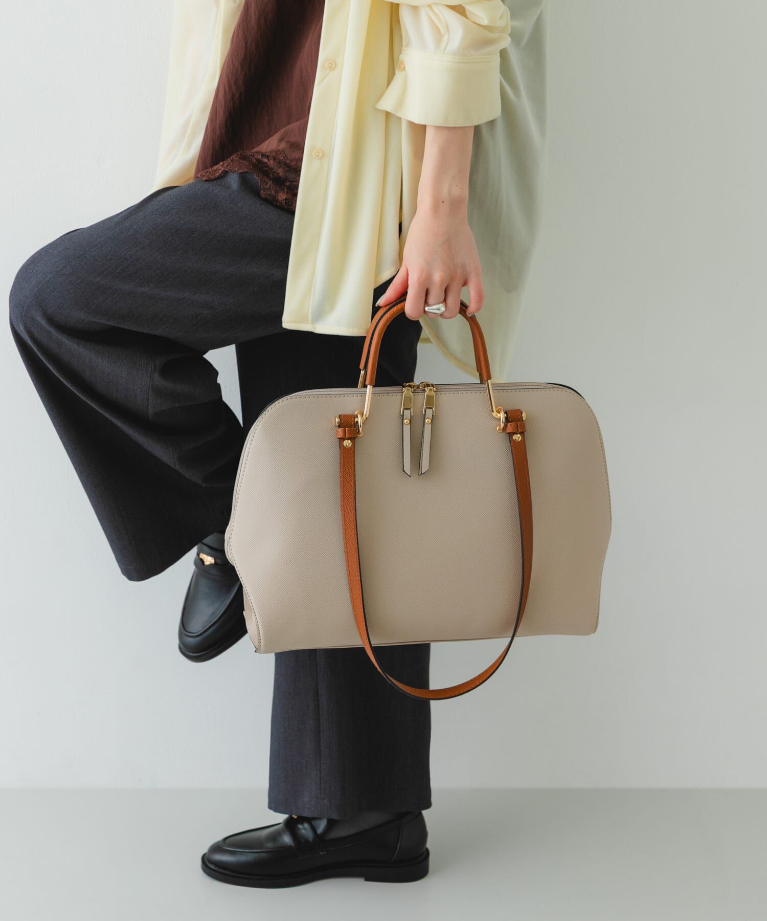 RODE SKO「『インフルエンサーayaさんコラボ』2WAYハンドバッグ」|ハンドバッグ|