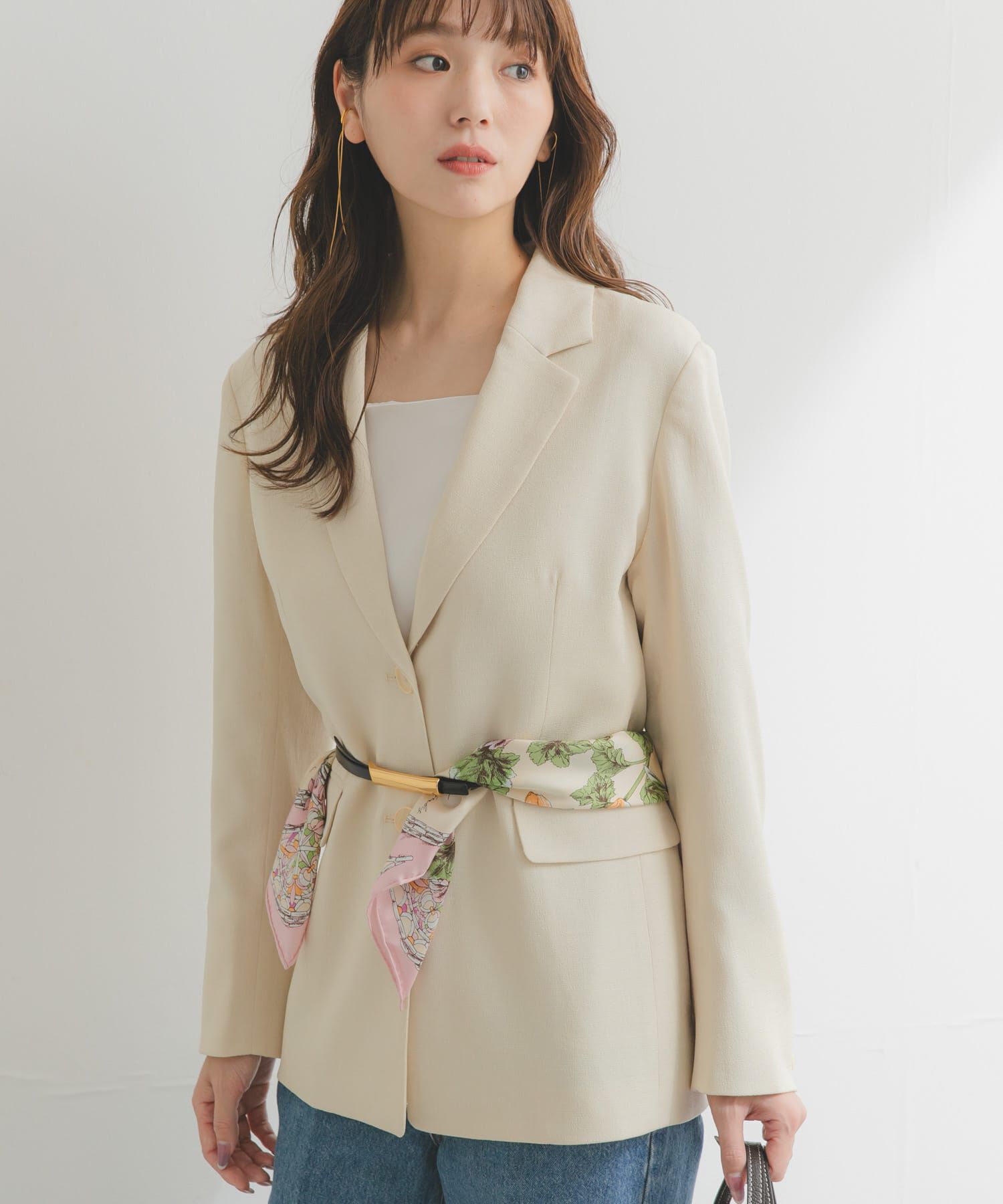 URBAN RESEARCH ROSSO「manipuri　65ハーバルガーデン」|バンダナ・スカーフ|