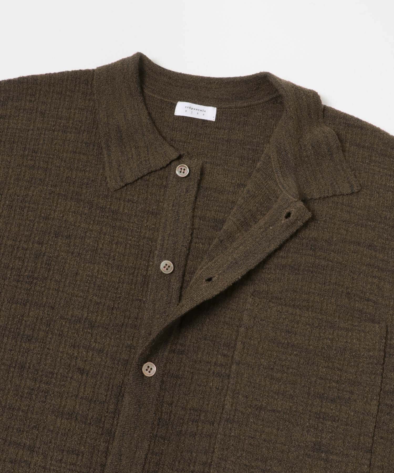 URBAN RESEARCH「crepuscule　Crepe Knit Shirts」|シャツ・ブラウス|