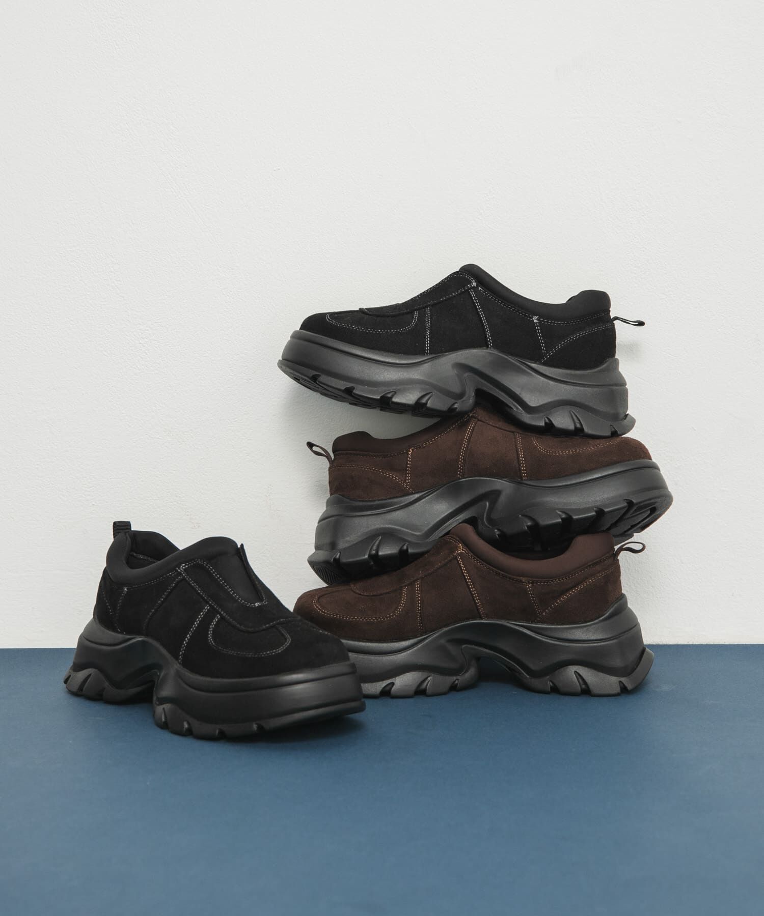  「ステッチデザインスリッポン」|スニーカー|