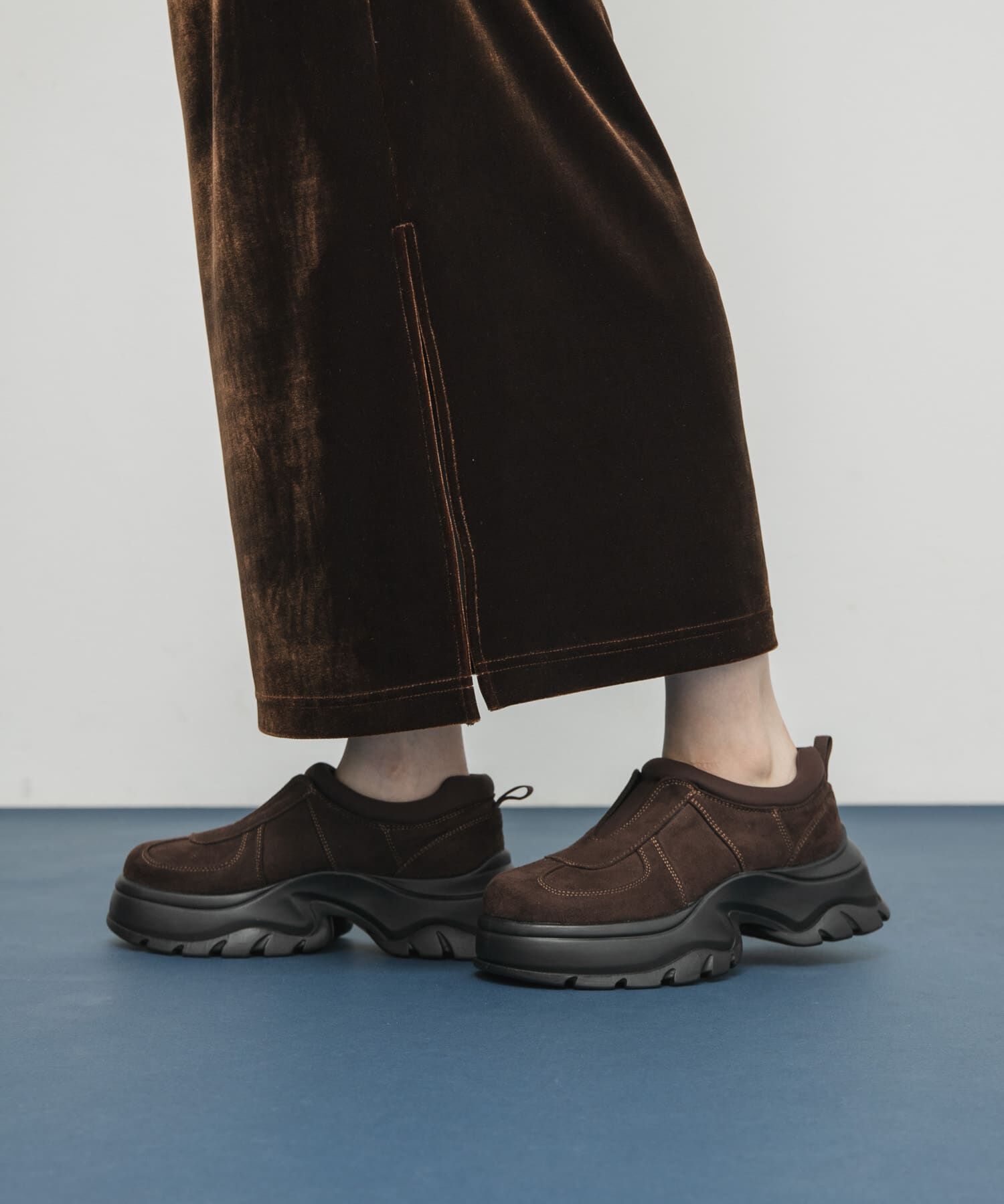  「ステッチデザインスリッポン」|スニーカー|