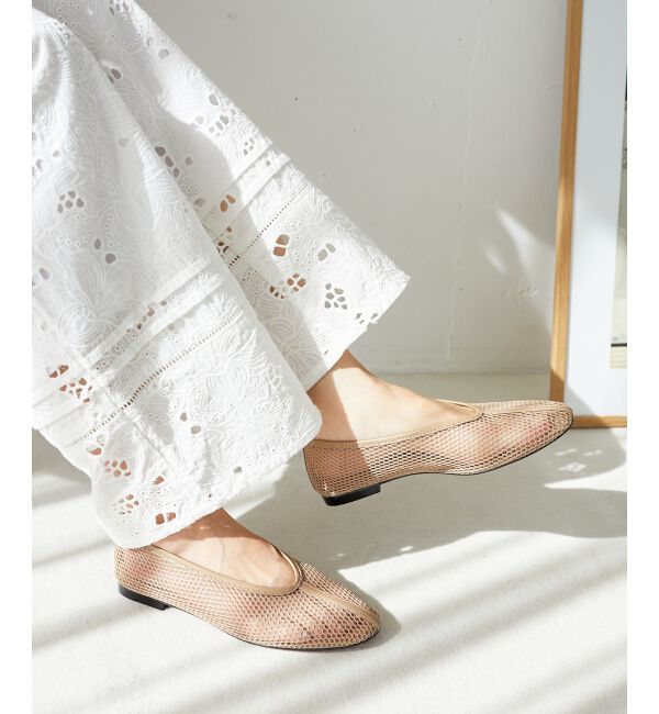 le.coeur blanc「REMME メッシュシアーパンプス」|パンプス|