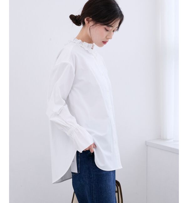  「フリルカラーブラウス」|シャツ・ブラウス|