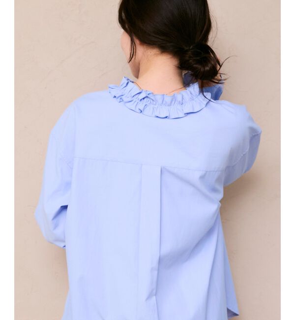  「フリルカラーブラウス」|シャツ・ブラウス|