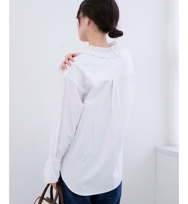  「フリルカラーブラウス」|シャツ・ブラウス|