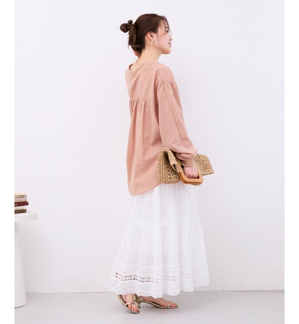  「コットンレーススカート」|スカート|