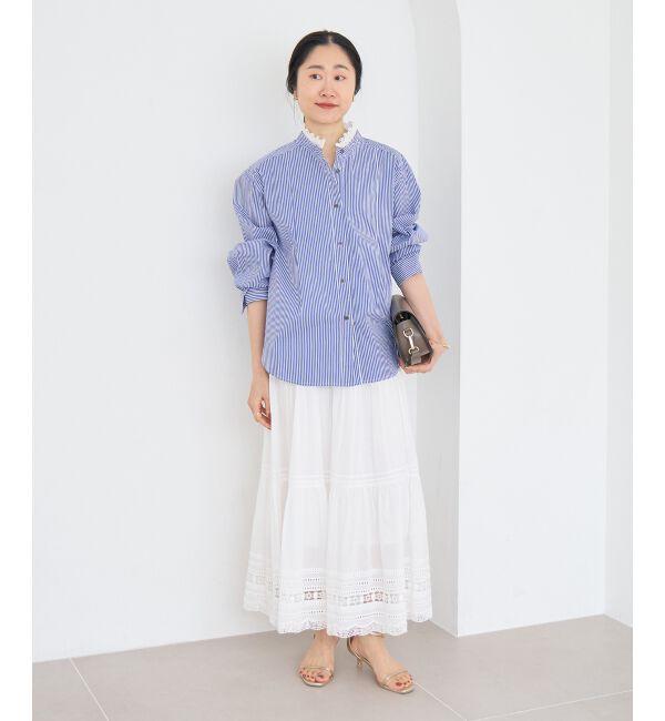  「コットンレーススカート」|スカート|