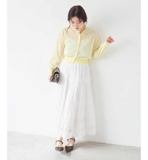  「コットンレーススカート」|スカート|