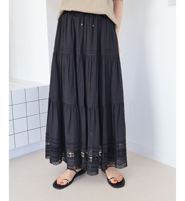  「コットンレーススカート」|スカート|